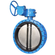 Concentric Double Flange Rubber Lining Butterfly Valve